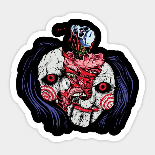 SAW Sticker by THE HORROR SHOP